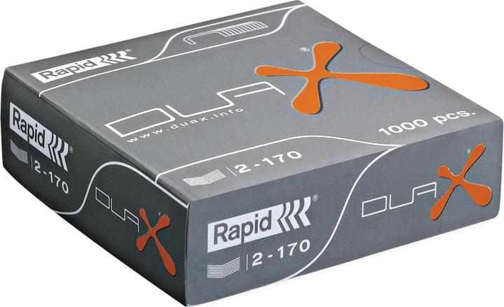 Actual product image Rapid Staples Duax, galvanised (1000 x)