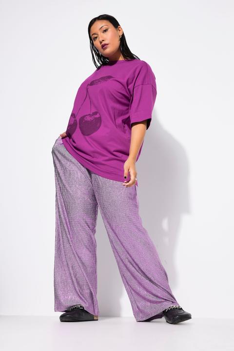 Produktbild Studio Untold Glitzerhose, Wide Straight Legs, Glittereffekt (48)