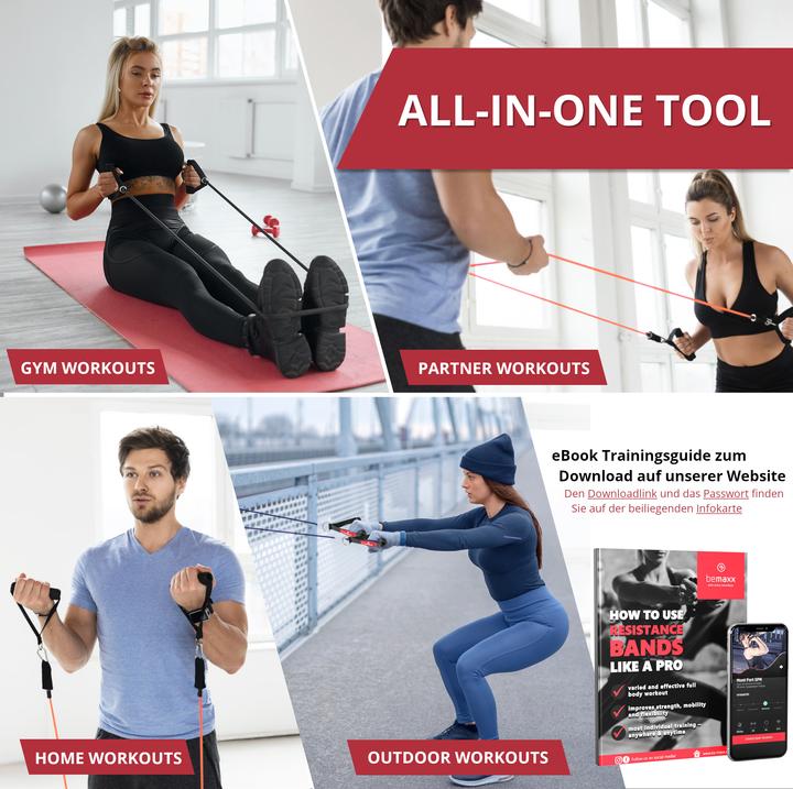 Actual product image BeMaxx Widerstandsbänder (1.25 m, Easy)