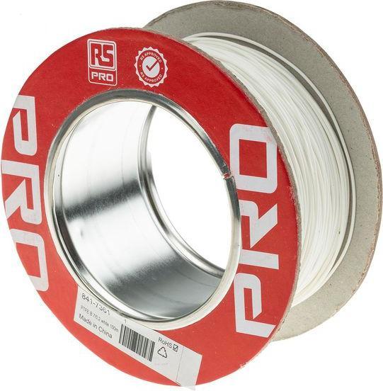 Produktbild RS PRO PTFE B 7/0.2 white 100m (100 m)