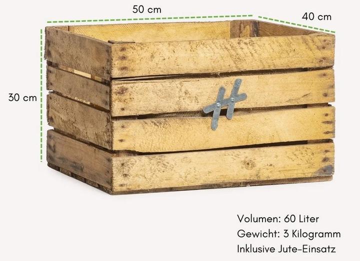 Actual product image VCM Holz Kräuterbeet Kiste Obst Pflanzkasten