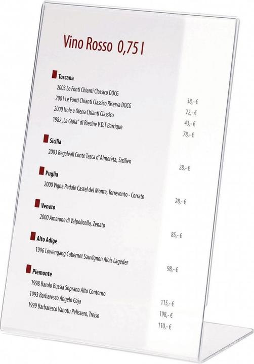 Immagine prodotto Durable Stand di presentazione A5, trasparente (A5)