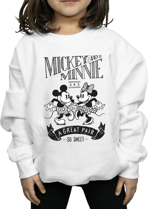 Produktbild Disney Mickey And Minnie Mouse Great Pair Sweatshirt Mädchen (152, 158)