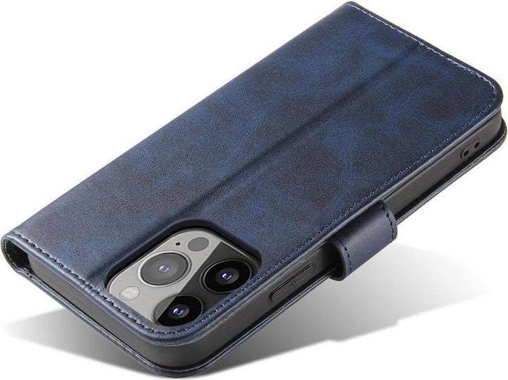 Produktbild Hurtel Magnethüllemit Klappe und Geldbörse – blau (Samsung Galaxy S24+)