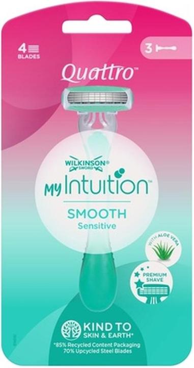 Immagine prodotto Wilkinson Quattro per donne rasoio sensibile 3 pezzi (3 x)