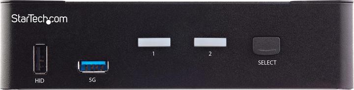 Produktbild StarTech com KVM Switch HDMI a 2 porte - Monitor singolo 4K 60Hz Ultra HD HDR - Switch KVM HDMI 2.0