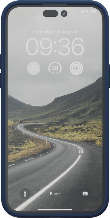 Immagine prodotto Njord Custodia rigida Salm.Leather Magsafe blu (Apple iPhone 14 Pro Max)
