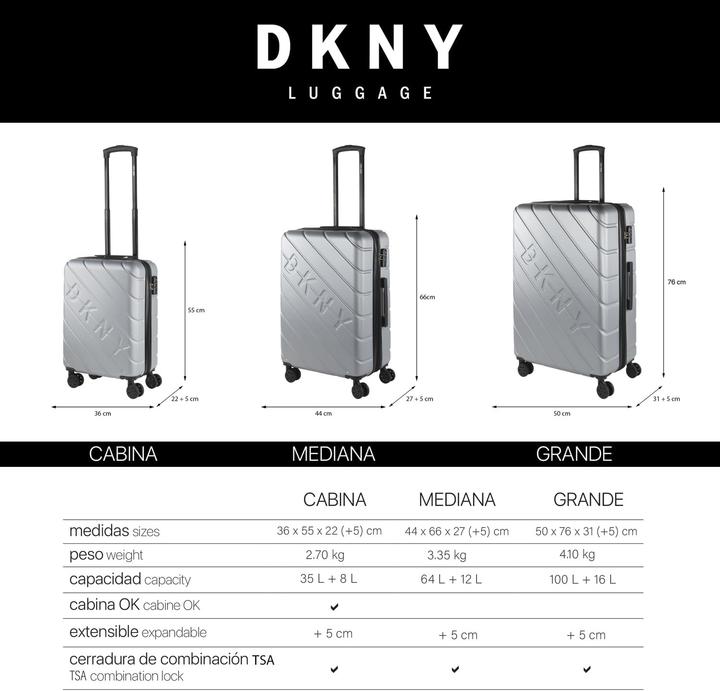 Produktbild DKNY Mittelgrosser Hartschalenkoffer (64 l)