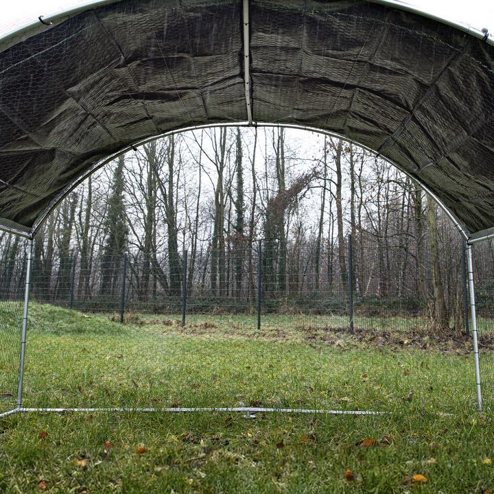 Actual product image Wiltec Fudajo XXL free-range enclosure 2x2.95x2m outdoor enclosure aviary chicken coop animal enclosure