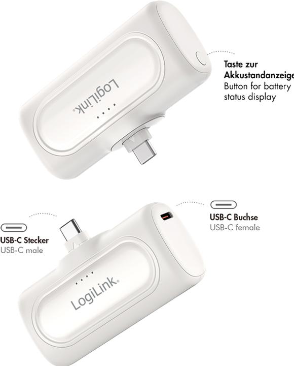 Image du produit LogiLink PA0349W (5000 mAh, 20 W, 18.50 Wh)