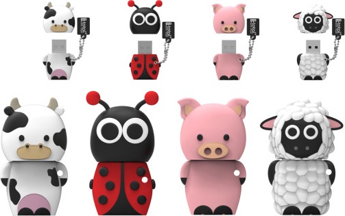 Produktbild Roost USB Stick Farm Tiere 16GB CM1451 ass.