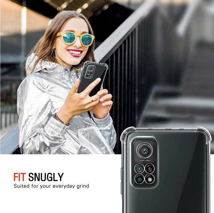 Produktbild Screenguard Xiaomi Mi 10T Pro Hülle Crystal Soft Airbag Bumper (Xiaomi Mi 10T Pro)