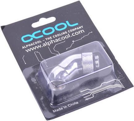 Actual product image Alphacool HF Angle adapter double 45° rotatable G1/4 ET to G1/4 IT C