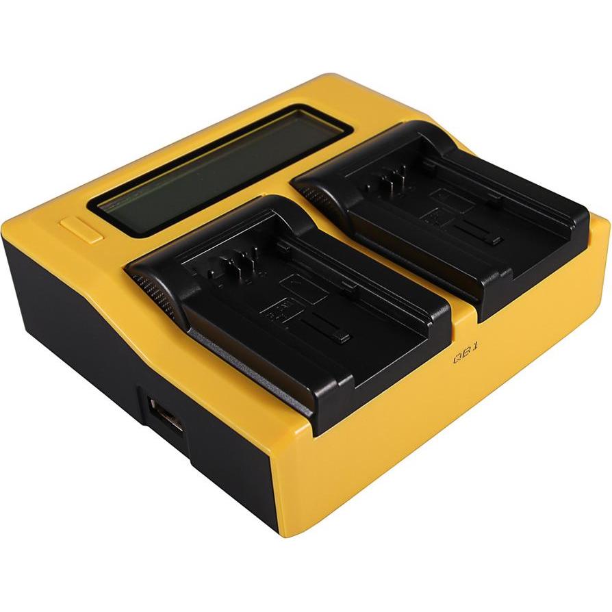 Patona Caricatore USB doppio LCD per Canon BP-718 727 Legria HF R36 HF306 HF38 HF406 HF48 HFM506 (Caricabatterie per fotocamere), Alimentatore fotocam