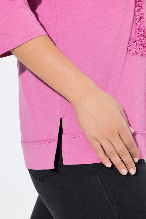 Produktbild Ulla Popken Shirt, Nice, Classic, Rundhalsausschnitt, 3/4-Arm (58)