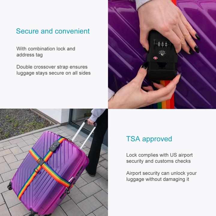 Produktbild Intirilife Koffergurt (Kofferriemen)