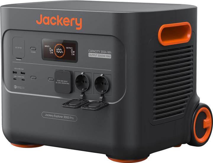 Jackery Explorer 3000EU Pro (3024 Wh, 29 kg)