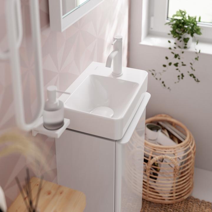 Productafbeelding hansgrohe Tecturis S ééngreeps wastafelmengkraan 80 CoolStart waterbesparend+, projectie 108 mm, 73301