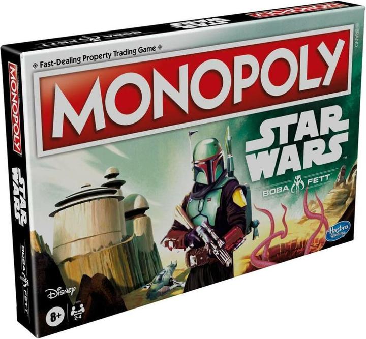 Monopoly Star Wars Boba Fett Edition board game for children aged