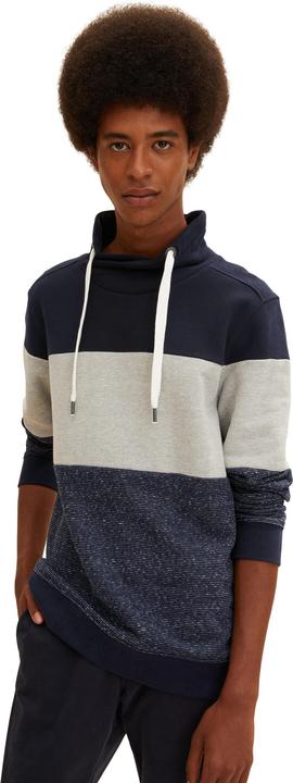 Actual product image Tom Tailor Sweatshirt Colour blocking pullover without hood (XXL)