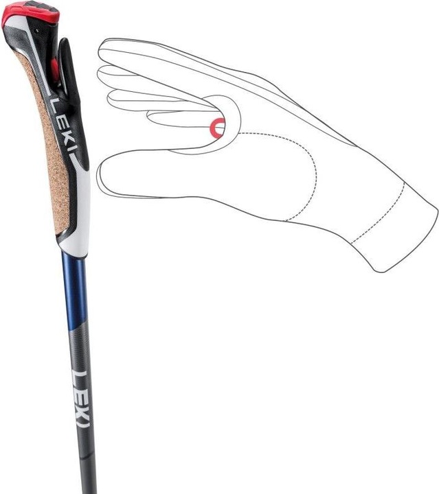 Image du produit Leki KIJE Nordic Walking Smart Flash bleu 120 (120 cm)