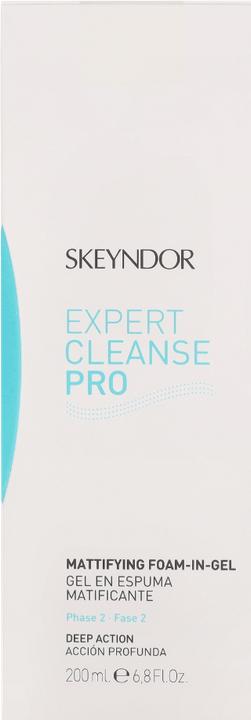 Actual product image Skeyndor Expert Cleanse Pro Mattifying Foam-In-Gel 200ml (Cleansing Foam, 200 ml)