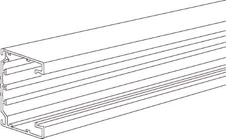 Actual product image Schneider Electric SE 5507000 INKA BOTTOM PART 2500MM 123/7 2 AN (PE=1ST (Cable hole, 250 cm)