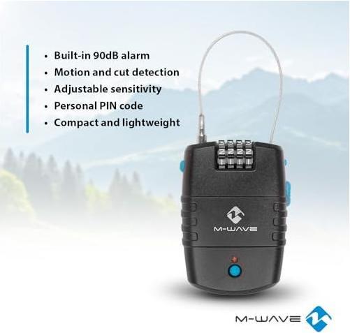 Actual product image M-Wave Cable lock LOCK'N'ROL Black (60 cm)