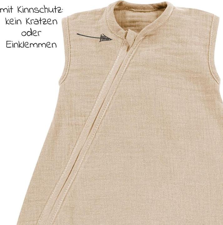 Immagine prodotto Alvi Sacchi a pelo Sacco a pelo estivo Sommertraum Light Mull - GRATIS (90 cm, 0,5 TOG, Estate, Primavera)