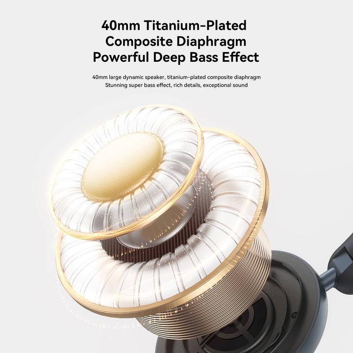 Image du produit Joyroom J-Head Series JR-JH1 Hybrid ANC Wireless Headphones-Noir (ANC, Filaire, Sans fil)