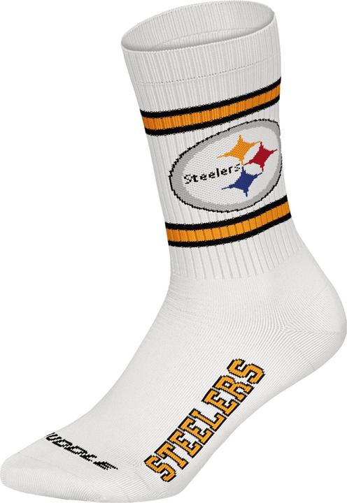 Produktbild Barefoot Pittsburgh Steelers 3pk Crew Socks 43-46 (43 - 46)