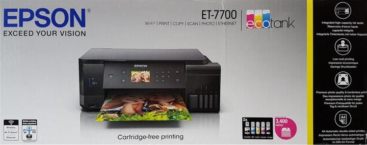 Image du produit Epson Photo de l'EcoTank ET-7700 (Réservoir d'encre, Couleur)