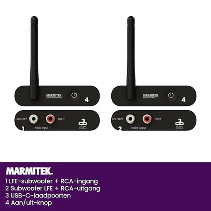 Productafbeelding Marmitek Subwoofer Anywhere 640 (20 m)