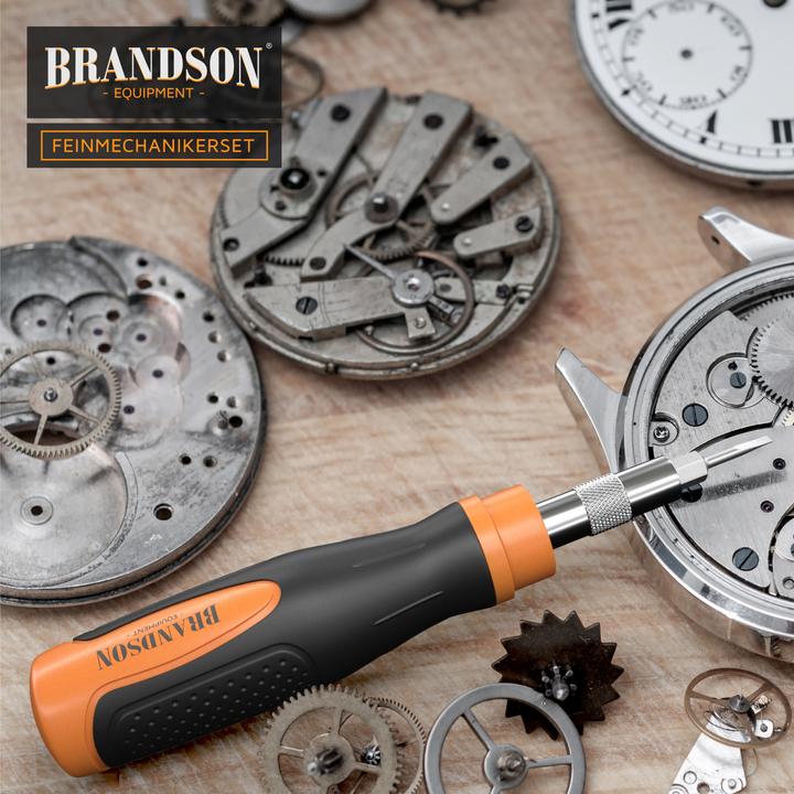 Actual product image Brandson Screwdriver set 21-piece, mini bits, slotted, Phillips, hexagon socket, Torx, precision mechanics (Pozidriv cross recess (PZ), Pin-torx, Phillipps cross recess (PH), Port)