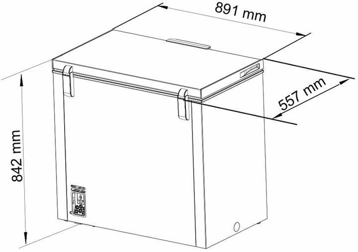 Produktbild Kibernetik Gefriertruhe (Freistehend, 198 l)
