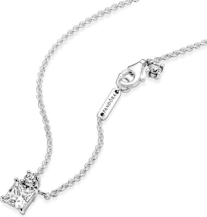 Immagine prodotto Pandora Collana scintillante rotonda e quadrata (Argento 925, 45 cm)