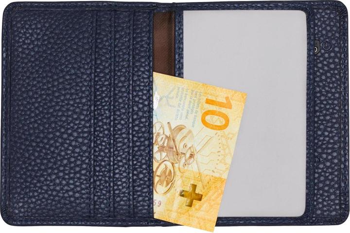 Actual product image P&M Wallet with powerbank, royal blue 4000 mAh (4000 mAh, 0 W, 14.80 Wh)