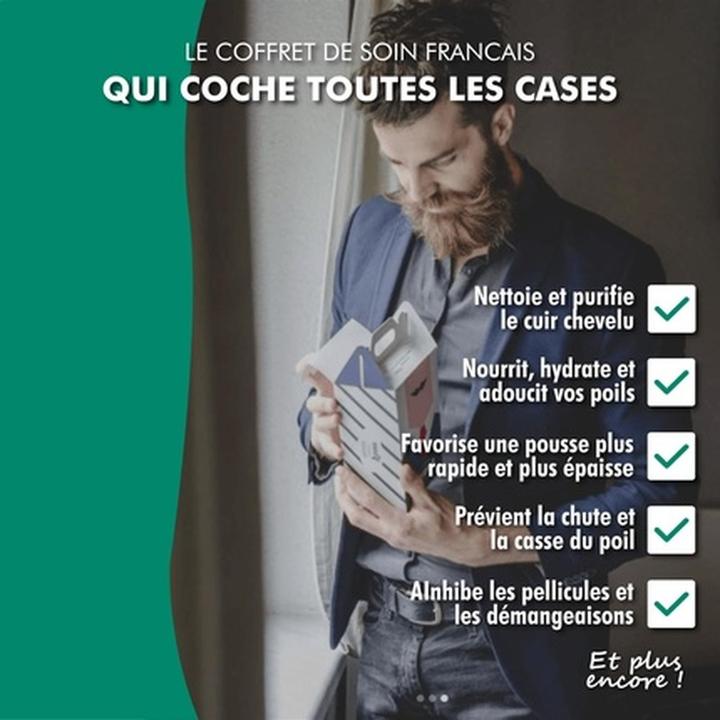 Produktbild Monsieur Barbier Die Bart & Haar Box (280 ml)