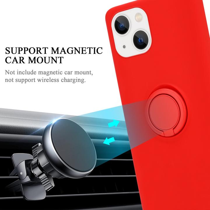 Produktbild Cadorabo Hülle für Apple iPhone 14 im TPU Liquid Ring Silicone Case Style (Apple iPhone 14)