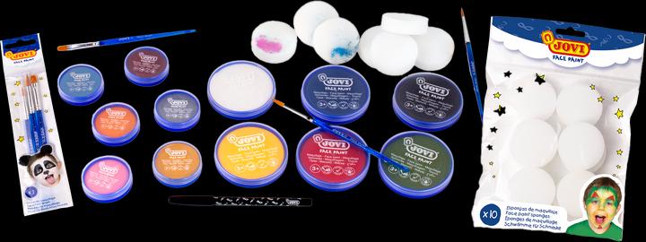 Actual product image Jovi Carnival make-up, complete make-up set 28 pieces