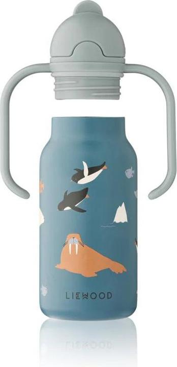 Produktbild Liewood Trinkflasche Kimmie aus Stahl Arctic Sea Ocean View (0.25 l)