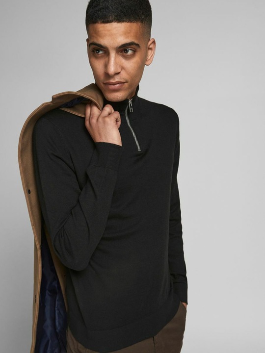 Image du produit Jack & Jones Pull-over en tricot semi-zip (M)
