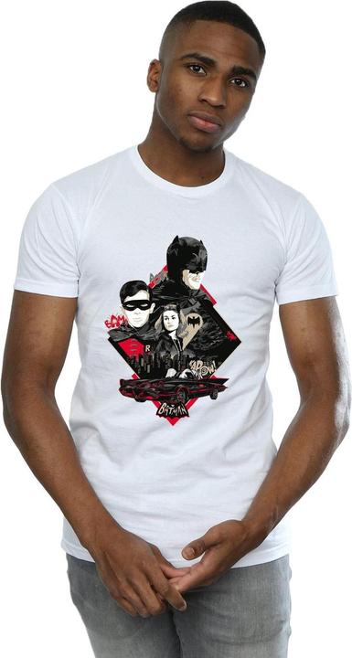 Produktbild Batman TV Serie Charakter Skyline TShirt (L)