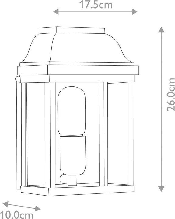 Image du produit Elstead Lighting Victoria Applique murale d'extérieur E27 vert-de-gris IP44 (E27, IP44)