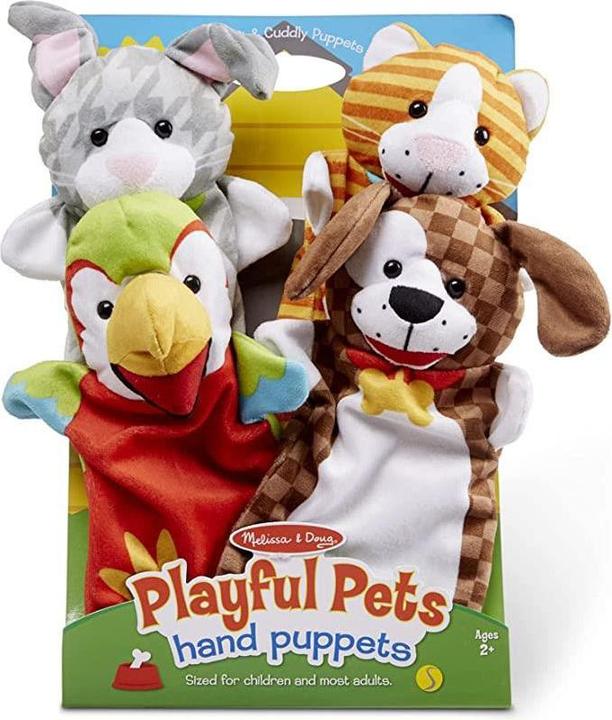 Image du produit Melissa & Doug Playful Pets Hand Puppets