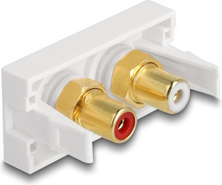 Image du produit Delock Adaptateur audio 22.5x45mm RCA - RCA (Adaptateur jack)