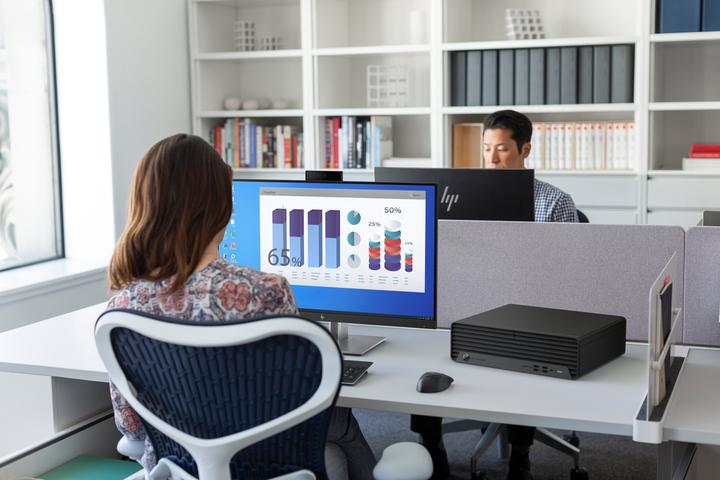 Produktbild HP EliteDesk 800 G6 (Intel Core i9-10900, 32 GB, 1000 GB, Radeon 550X)