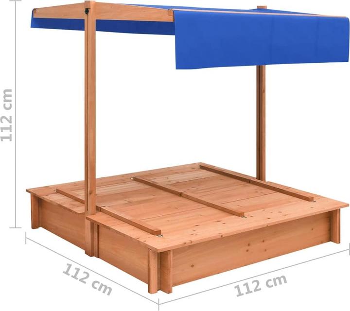 Actual product image vidaXL Sandkasten