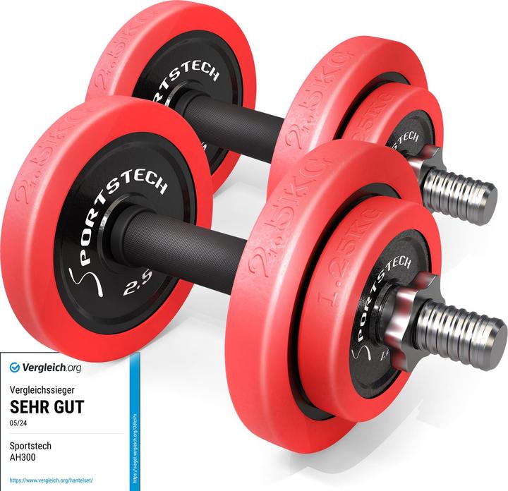 Sportstech AH300 (4 x 2.5 kg, 4 x 1.25 kg)