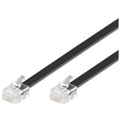 Thumbnail - Goobay Modularanschlusskabel, Schwarz, 15 m, Telefon Zubehör